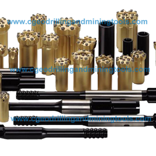 top hammer shank adapters and button bits